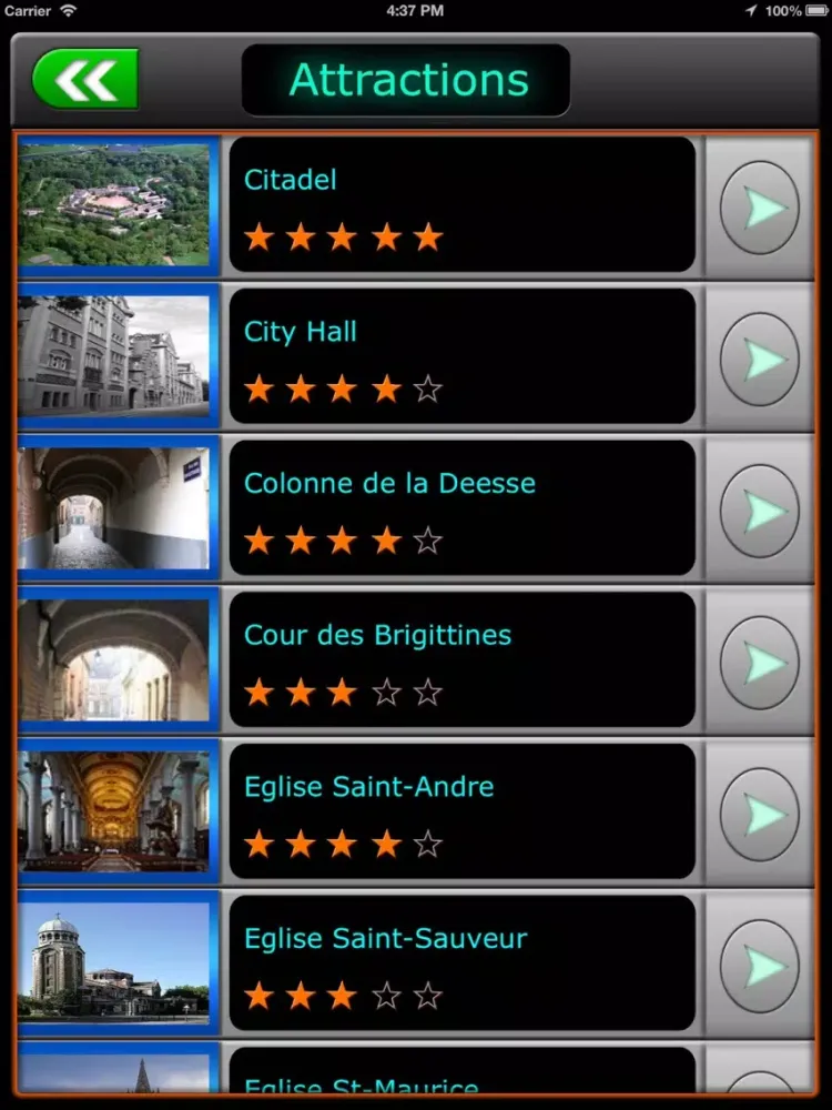 Lille Offline Map Travel Guide iPad 應用截圖
