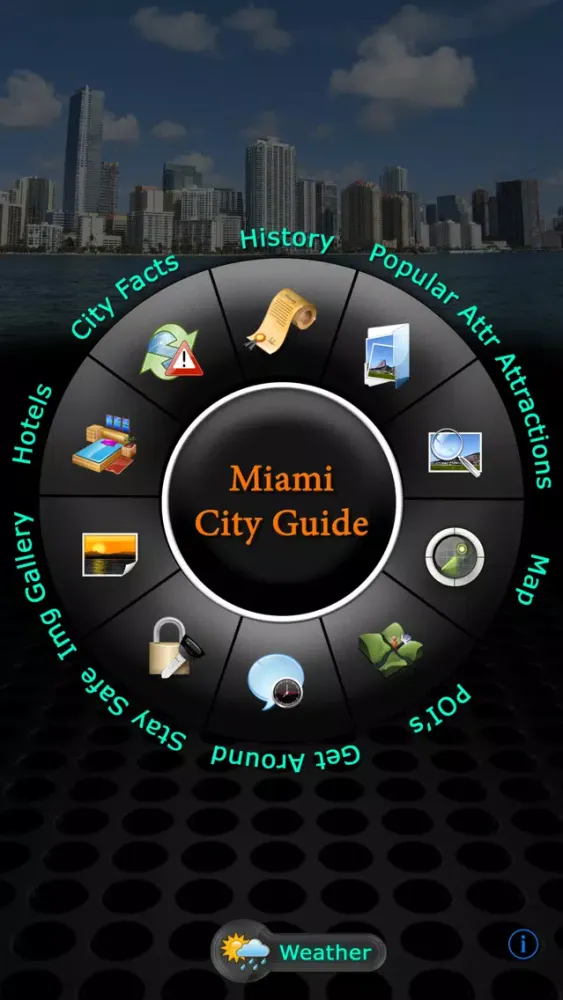 Miami Offline Map Travel Guide Screenshots