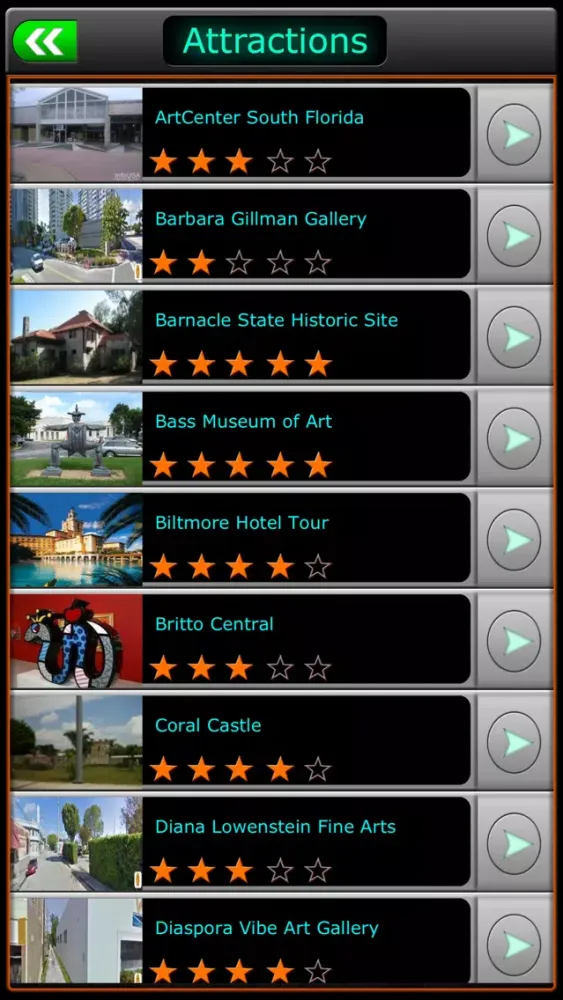 Miami Offline Map Travel Guide Screenshots