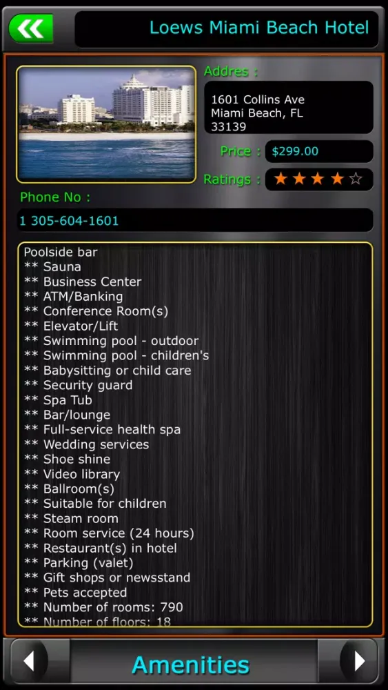 Miami Offline Map Travel Guide Screenshots