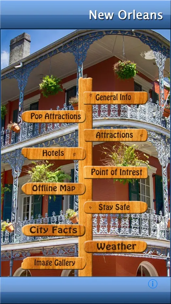 Tangkapan layar New Orleans Offline Map Guide