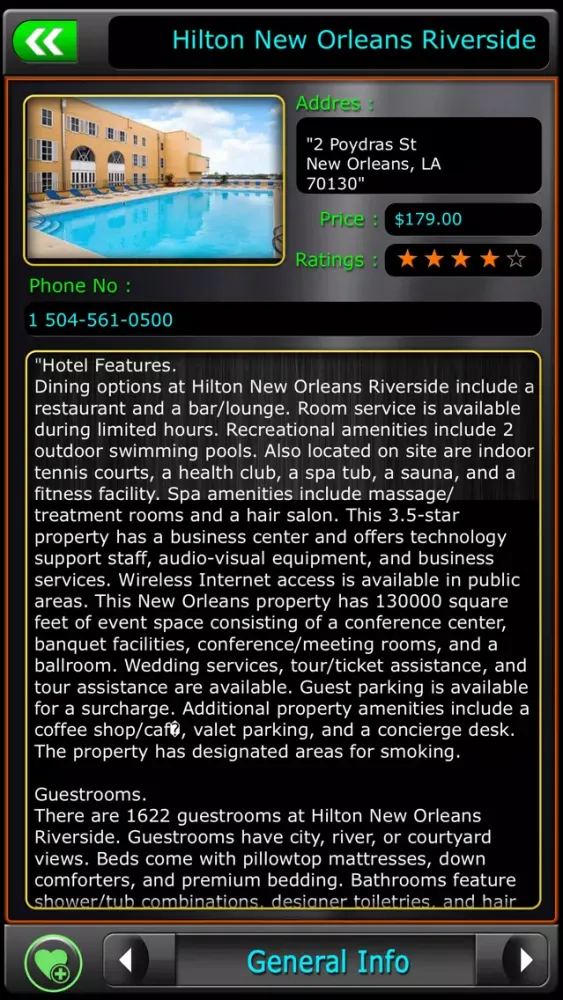 Tangkapan layar New Orleans Offline Map Guide