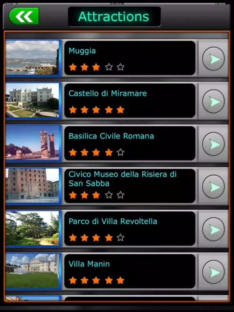 Trieste Offline Map Guide iPad 应用截图
