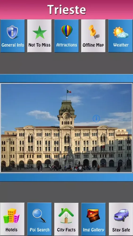 Trieste Offline Map Guide应用截图