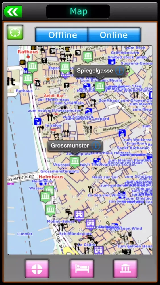 Zurich Offline Map Travel سکرین شاٹس
