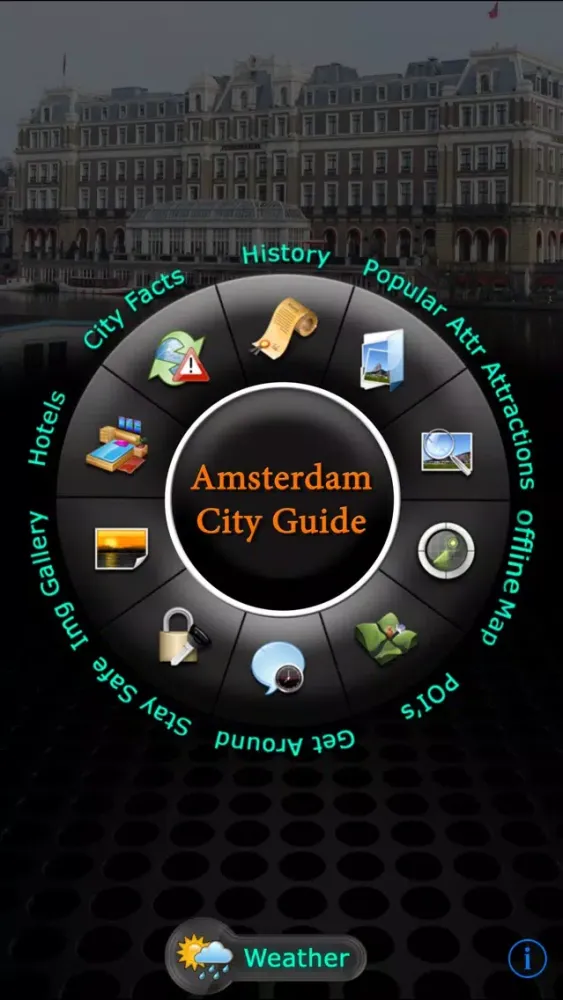 Tangkapan layar Amsterdam Offline Travel Guide