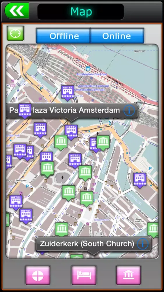 Tangkapan layar Amsterdam Offline Travel Guide