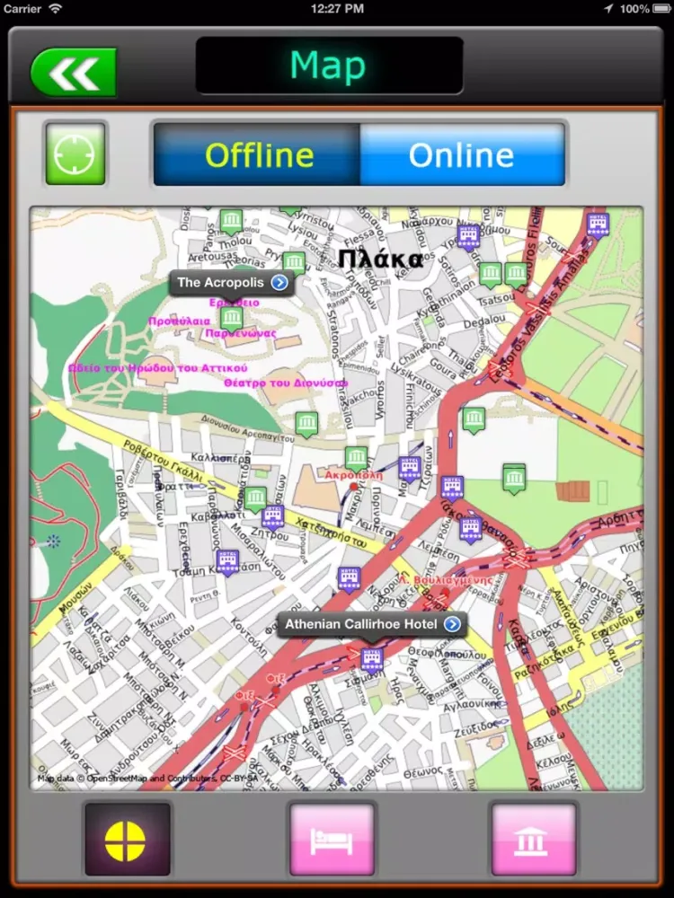 Zrzuty ekranu Athens Offline Travel iPad 