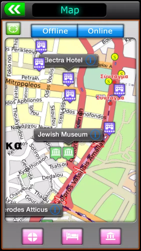 Zrzuty ekranu Athens Offline Travel
