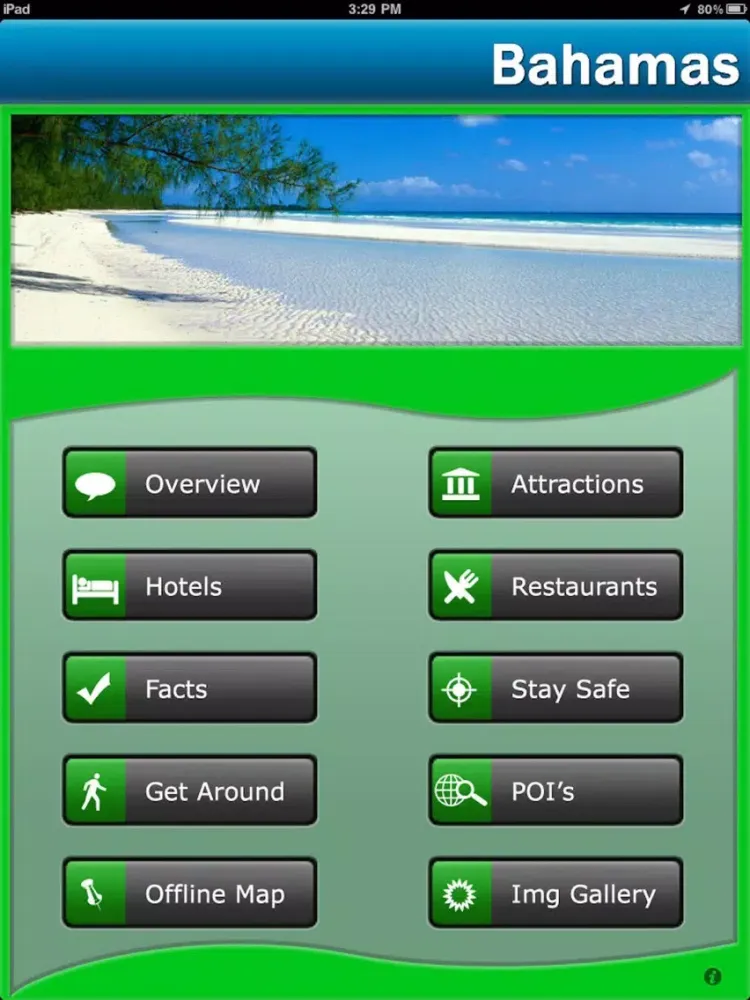 Captures d'écran de Bahamas Offline Travel Guide iPad 