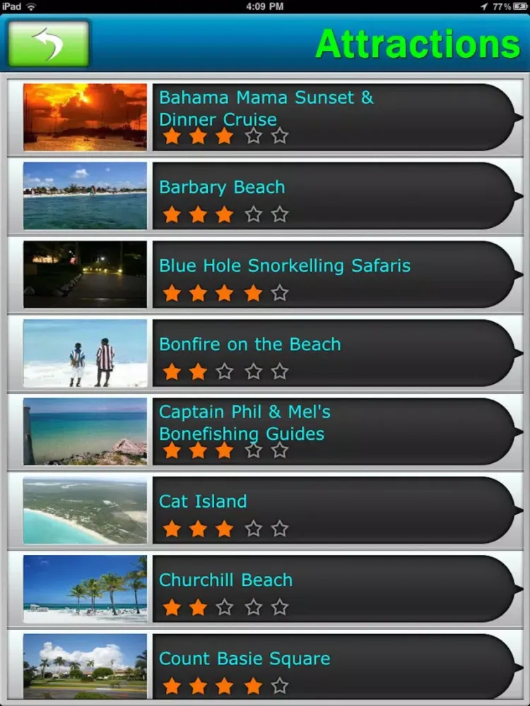 Captures d'écran de Bahamas Offline Travel Guide iPad 