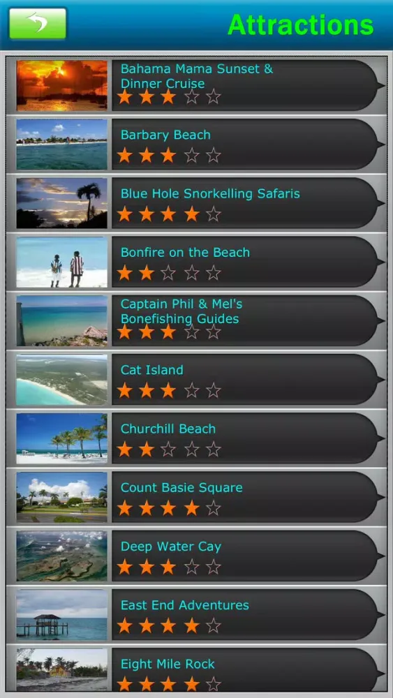 Captures d'écran de Bahamas Offline Travel Guide