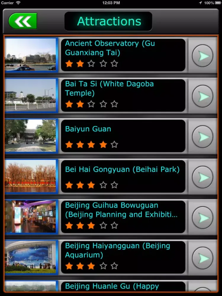 Beijing Offline Travel Guide iPad  スクリーンショット