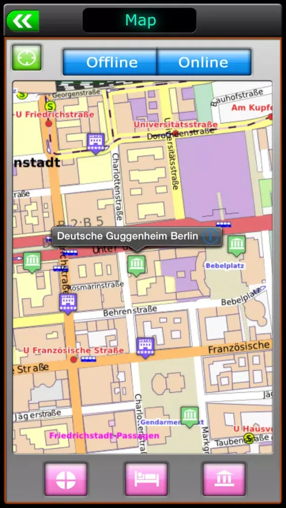 Berlin Offline Travel Guide Screenshots