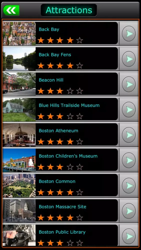 Скриншоты Boston Offline Travel Guide