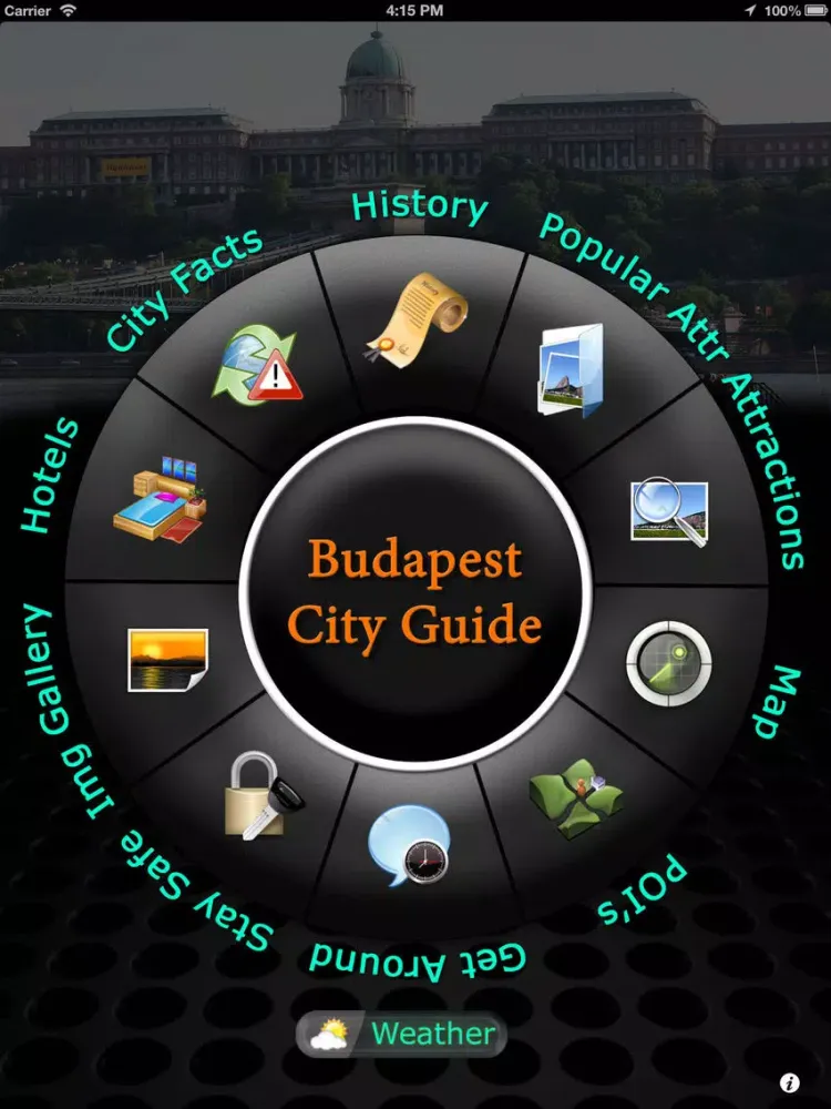 Budapest Offline Map Travel iPad 應用截圖