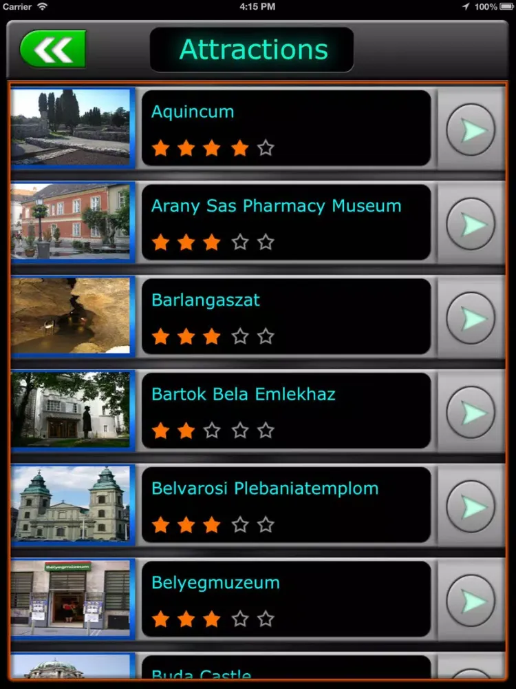 Budapest Offline Map Travel iPad 應用截圖