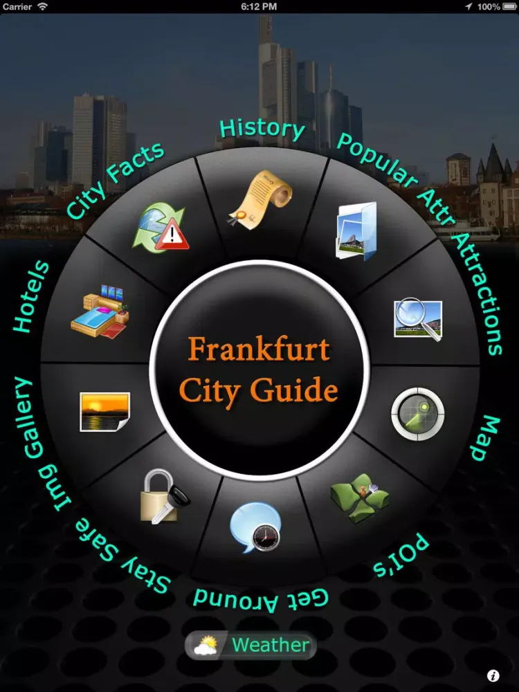 Frankfurt Offline Travel Guide iPad  Ekran Görüntüleri