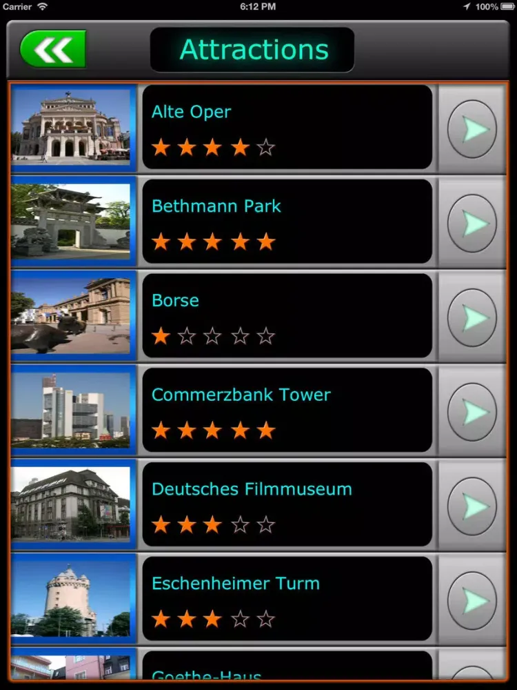 Frankfurt Offline Travel Guide iPad  Ekran Görüntüleri