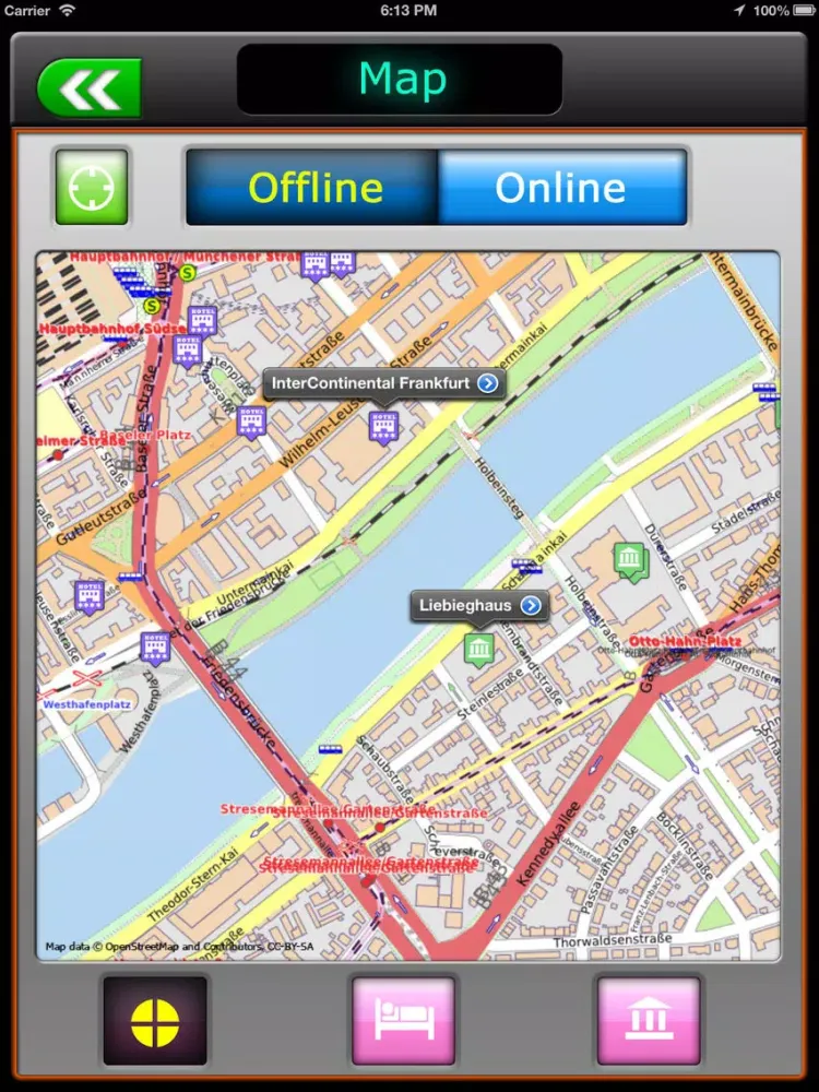 Frankfurt Offline Travel Guide iPad  Ekran Görüntüleri