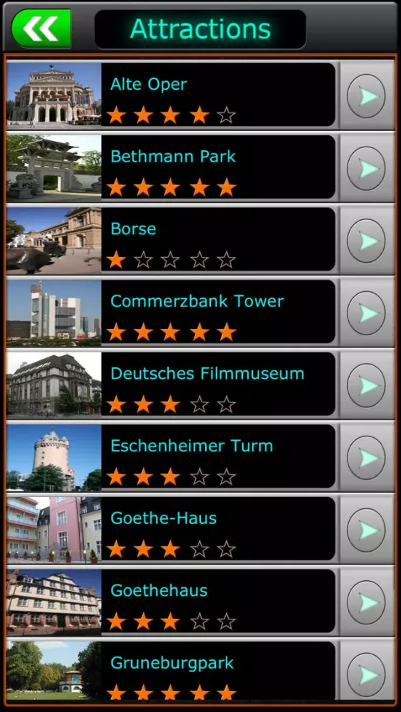 Frankfurt Offline Travel Guide Ekran Görüntüleri