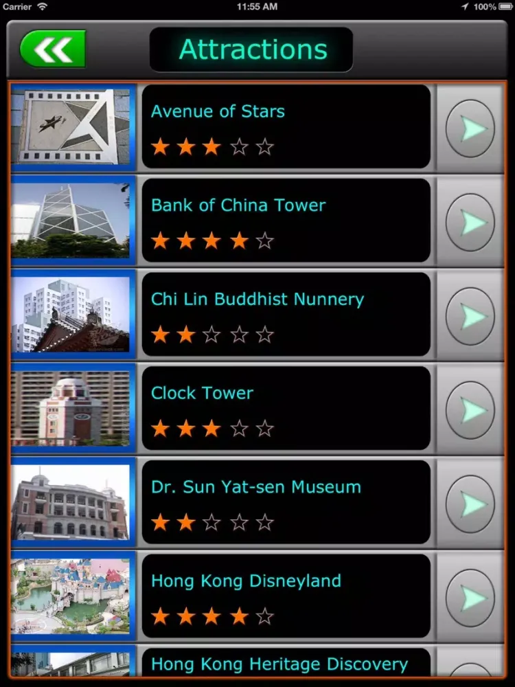 Zrzuty ekranu Hong Kong Offline Travel Guide iPad 