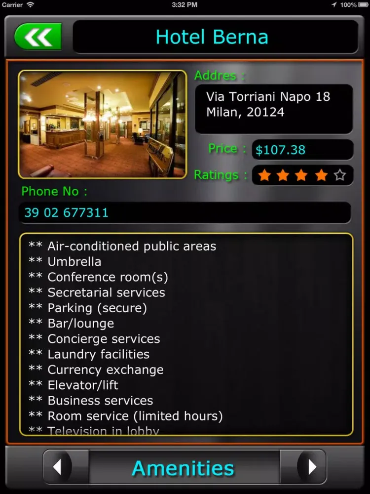 Milan Offline Map Travel Guide iPad 应用截图