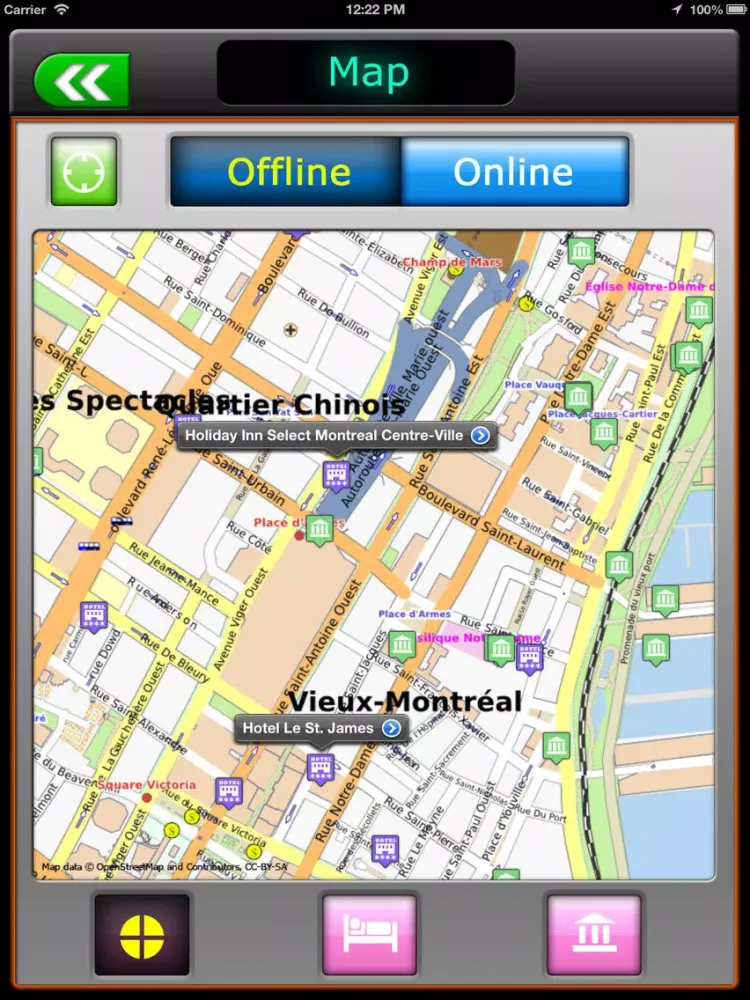 Capturas de pantalla de Montreal Offline Travel Guide iPad 