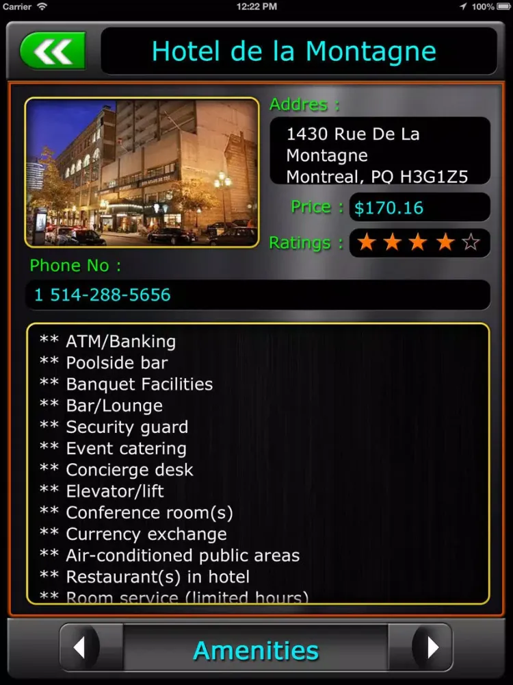 Capturas de pantalla de Montreal Offline Travel Guide iPad 