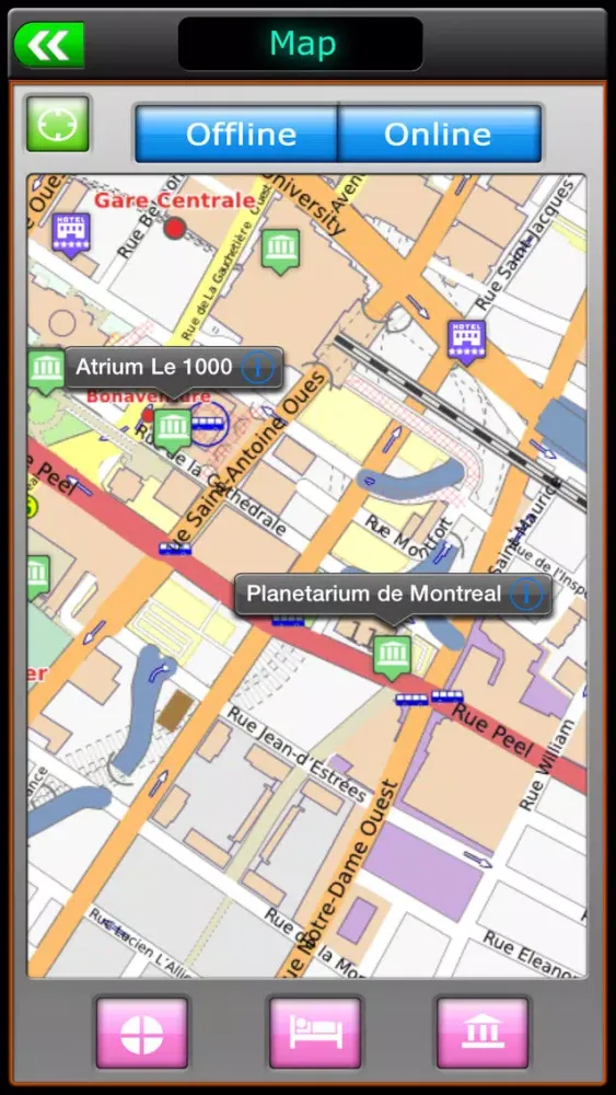 Capturas de pantalla de Montreal Offline Travel Guide