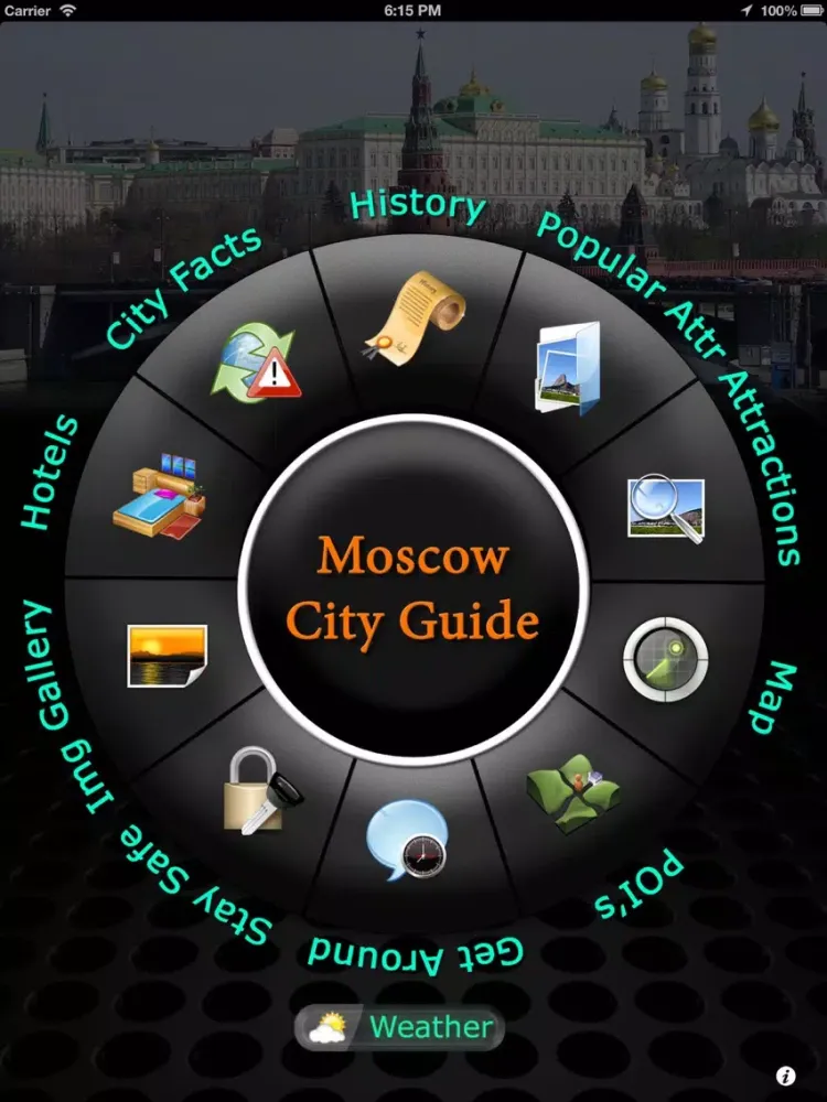 Moscow Offline Travel Guide iPad  سکرین شاٹس