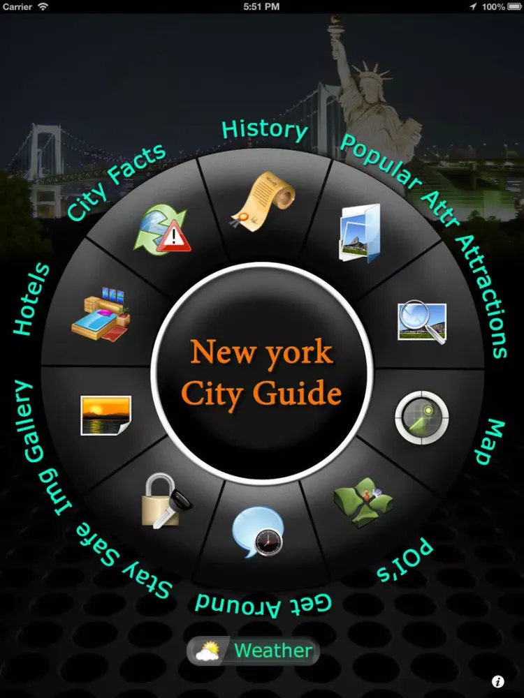 New York Offline Travel Guide iPad 应用截图