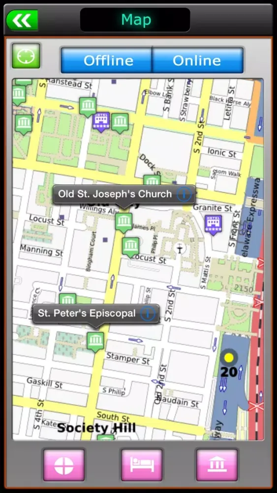 Tangkapan layar Philadelphia Offline Map Travel Guide