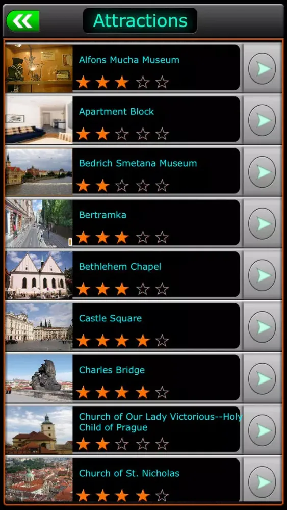 Prague Offline Map Travel Guide Screenshots