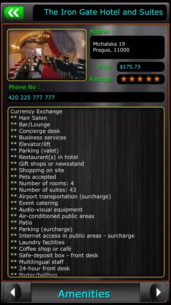 Prague Offline Map Travel Guide Screenshots