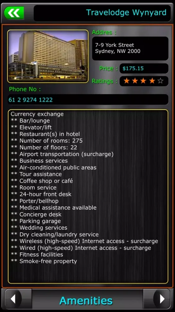 Sydney Offline Travel Guide Screenshots