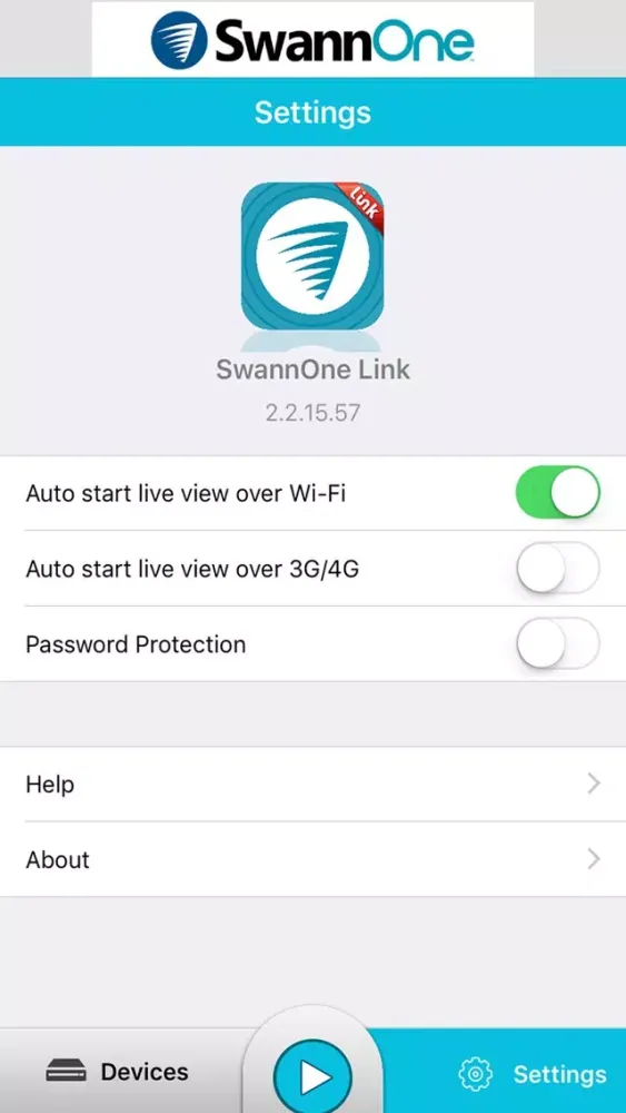 ภาพหน้าจอของ SwannOne Link