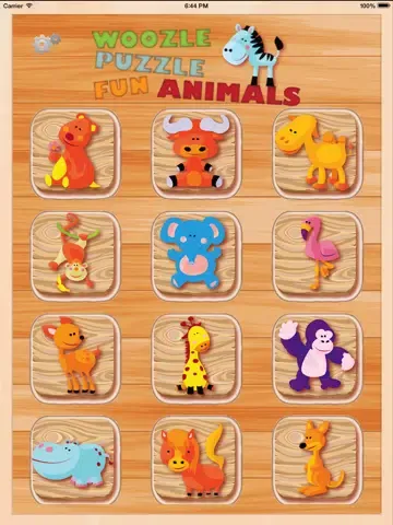 Captures d'écran de Animal Kingdom Fun Puzzle Woozzle iPad 