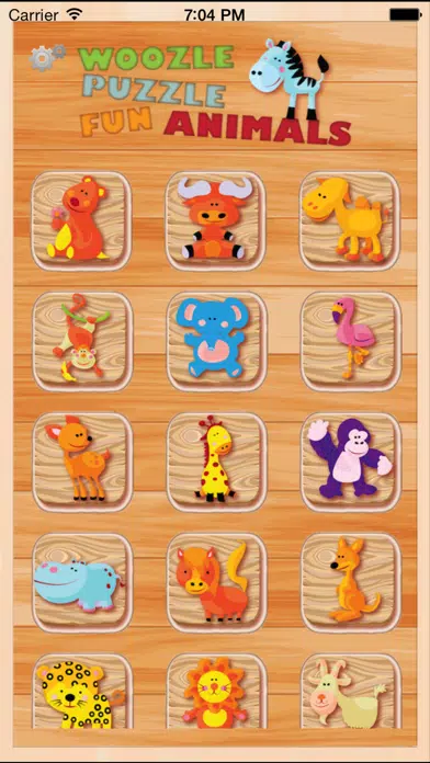 Capturas de tela do Animal Kingdom Fun Puzzle Woozzle