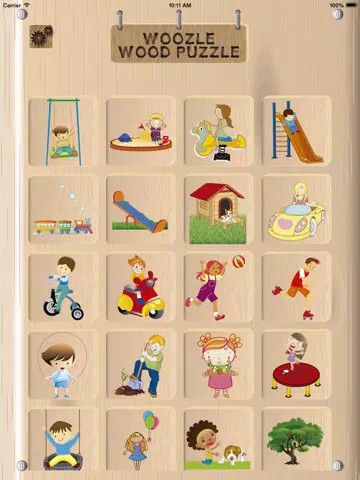 Zrzuty ekranu Garden Fun Woozzle Puzzle iPad 