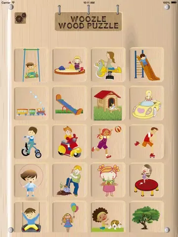 Garden Fun Woozzle Puzzle iPad  স্ক্রিনশট