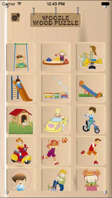Zrzuty ekranu Garden Fun Woozzle Puzzle