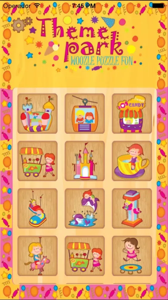Ảnh chụp màn hình của Theme Park Fun Puzzle Woozzle