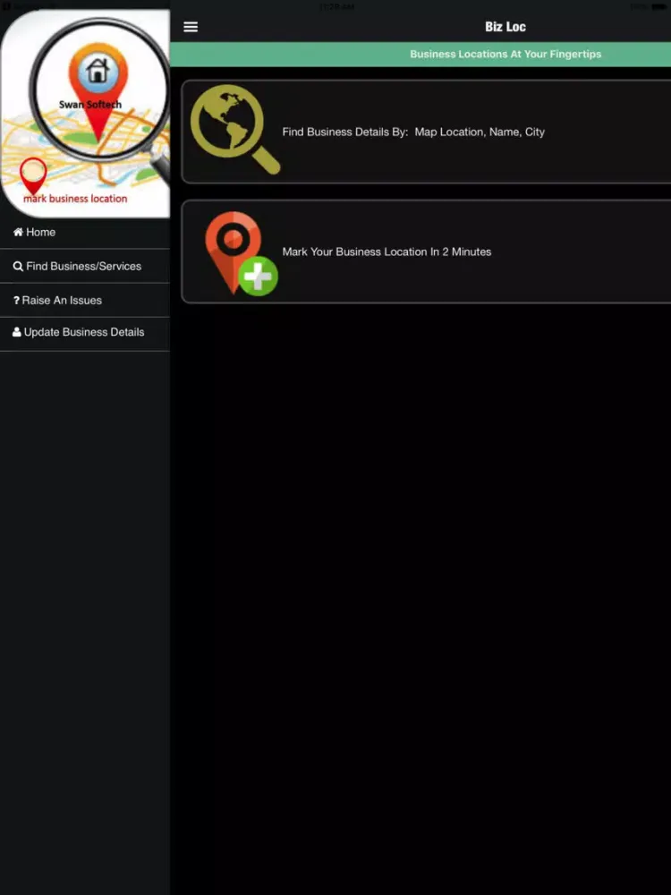 Biz Loc iPad  Screenshots