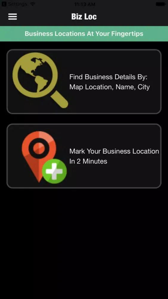 Biz Loc Screenshots