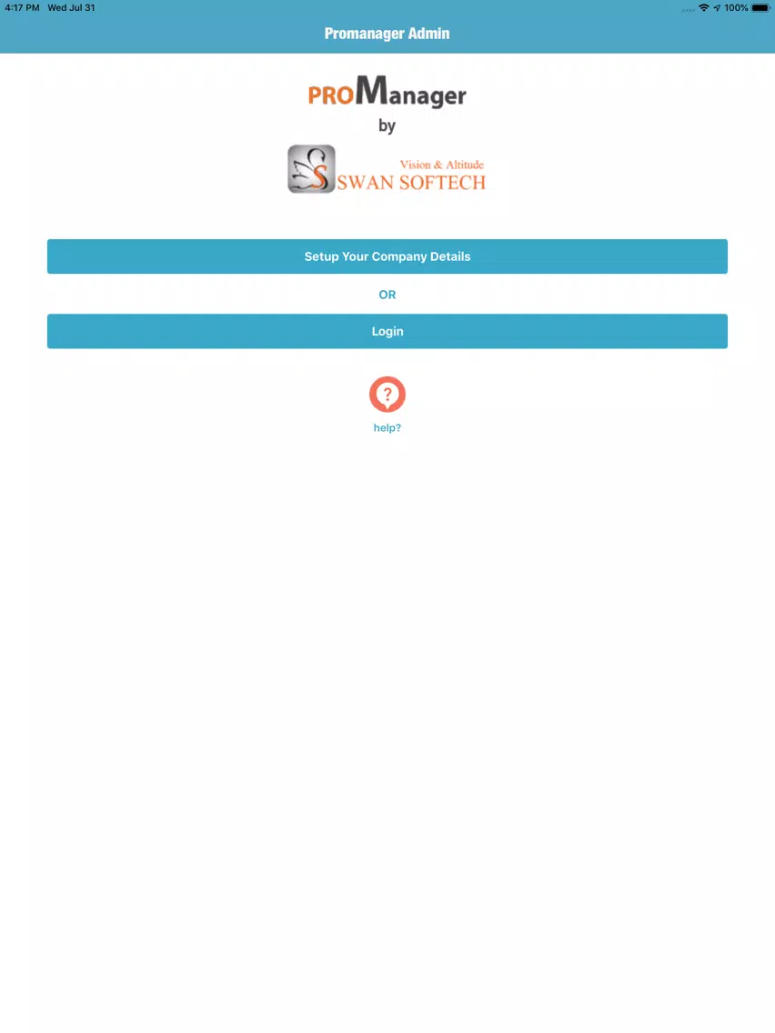 تصاویر Promanager Admin iPad 