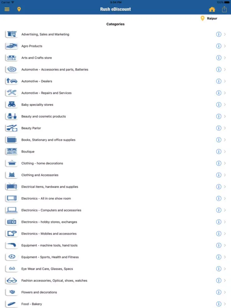 Captures d'écran de Rush eDiscount iPad 