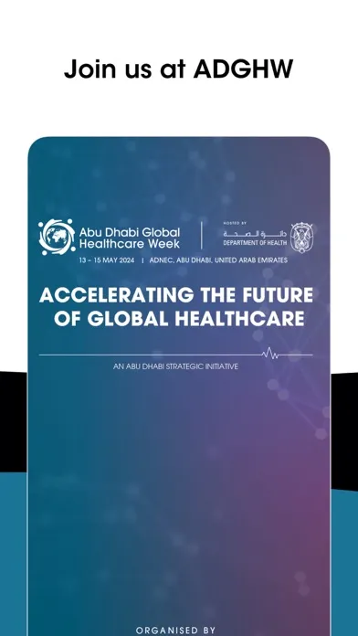 Abu Dhabi Healthcare Week Screenshots