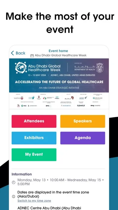 Abu Dhabi Healthcare Week Screenshots