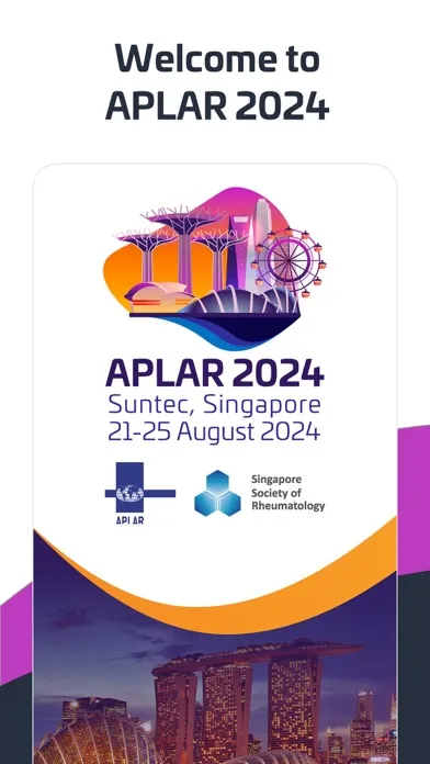 ภาพหน้าจอของ APLAR 2024 - Event App